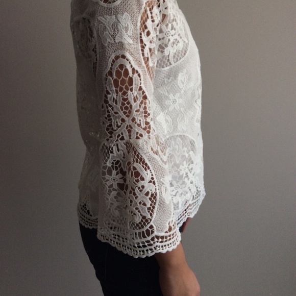 Haute Monde Cut Lace Top - Picture 8 of 8